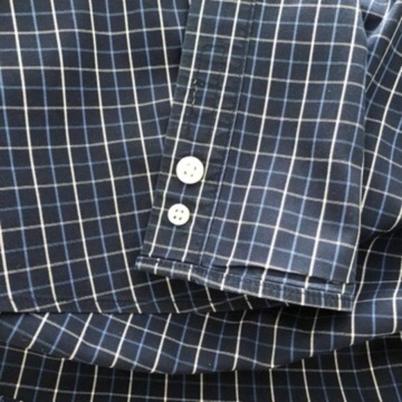 EDDIE BAUER Men's Wrinkle-Free EUC Relaxed Fit Shirt XL - Picture 8 of 10